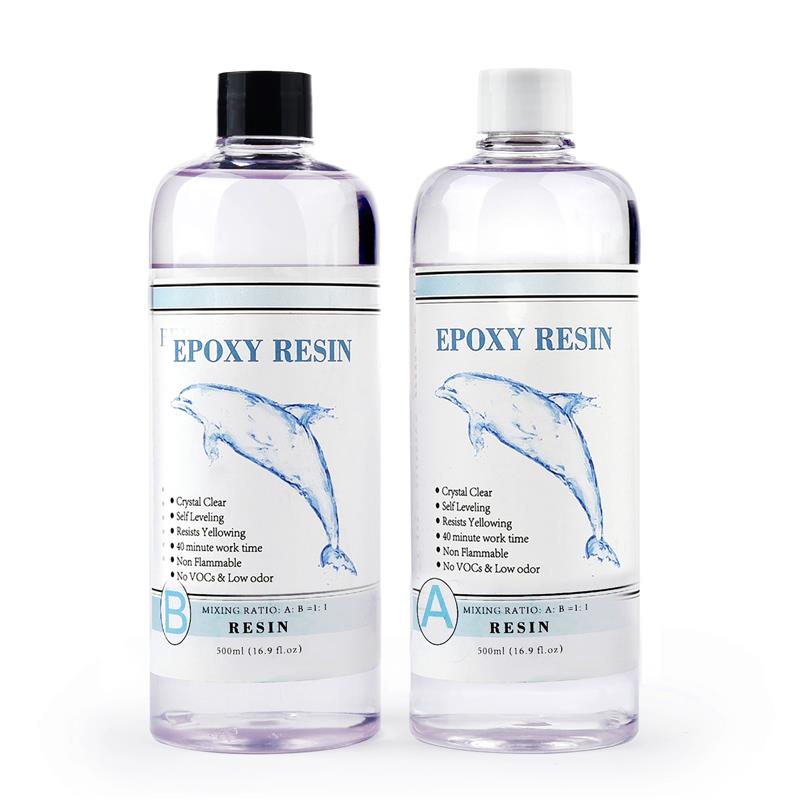 Pegamento de cristal epoxi para fabricación de joyas, pegante con molde de silicona altamente adhesivo, resina AB 1:1, contenido de 100g/200g/400g/500g/1000g: 1000g