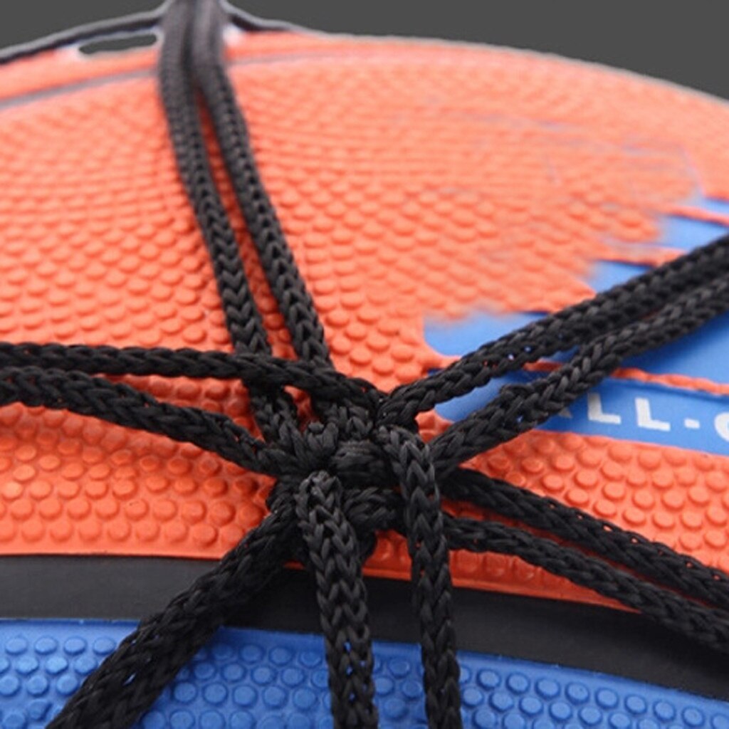 5Pcs Nylon Net Zak Bal Carrier Voor Een Volleybal Basketbal Voetbal Twee Kleuren Van Nylon Netto Basketbal Tennis bag #43