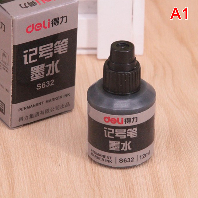 12ml wodoodporny natychmiast suchy Graffiti Marker z farbą olejową wkład atramentowy do pisaki: A