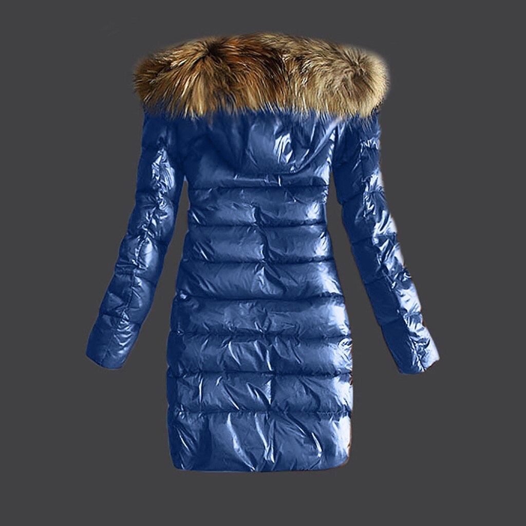 Hiver femmes ski vestes épais grande fourrure à capuche slim veste manteau solide femme veste pour hiver grande taille
