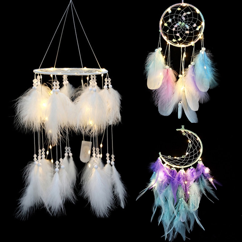 Attrape-rêve pour fille, carillons suspendus pour la maison, chambre d&#39;enfant, décoration de chambre de bébé, accessoires esthétiques