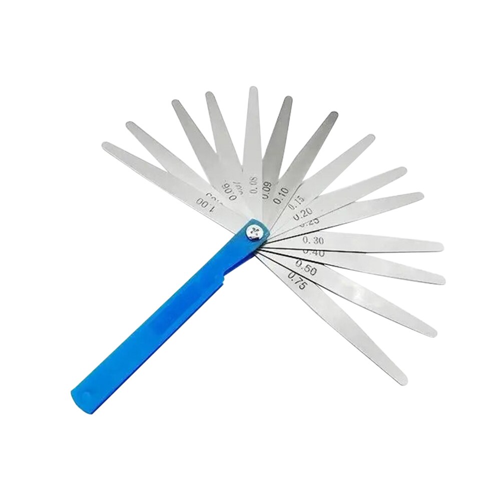 Measurement Height Limit Gauge Tools 17 Blade Thickness Tappet Valve Feeler Gauge Set Wood Measure Ruler Profile Marking Tool