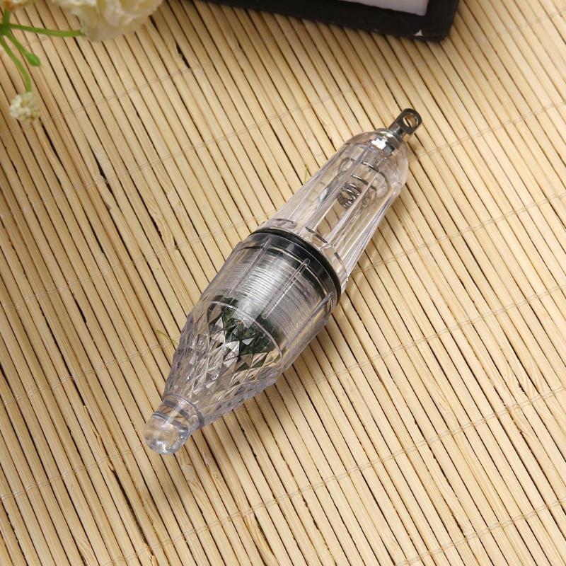 Deep Underwater Fish Attracting Lure LED Fishing Flash Light Bait Iscas soft bait Worm Grubs T Tail Wobblers Fishing Lures
