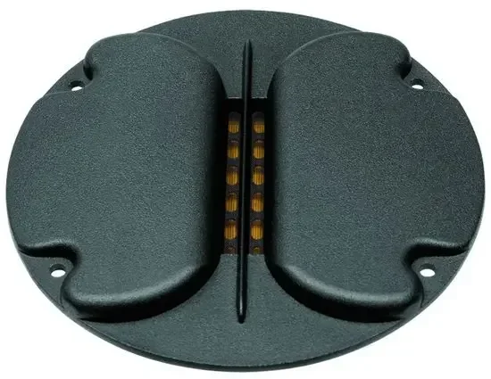 1 Pezzo Originale HiVi RT1C-A Tweeter a Nastro Planare Isodinamico al Neodimio con Pannello in Alluminio Pressofuso 5ohm 30W D120mm
