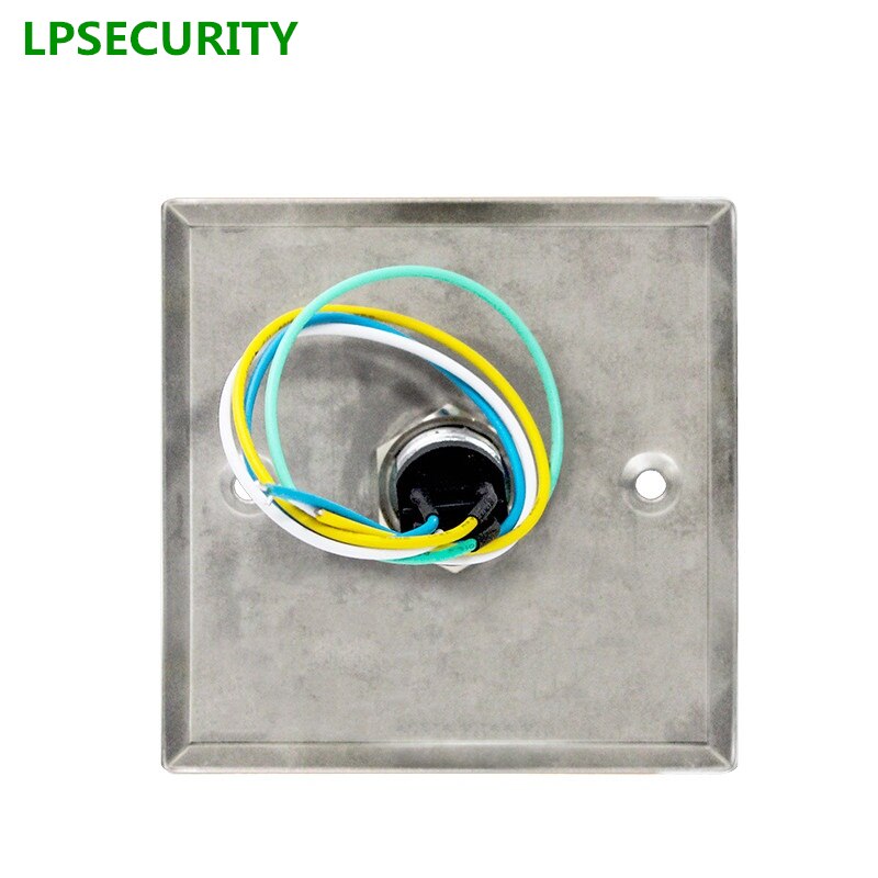 LPSECURITY Stainless Steel Door Exit Button Release Push Switch with keys Release For door Lock gate opener Access Control