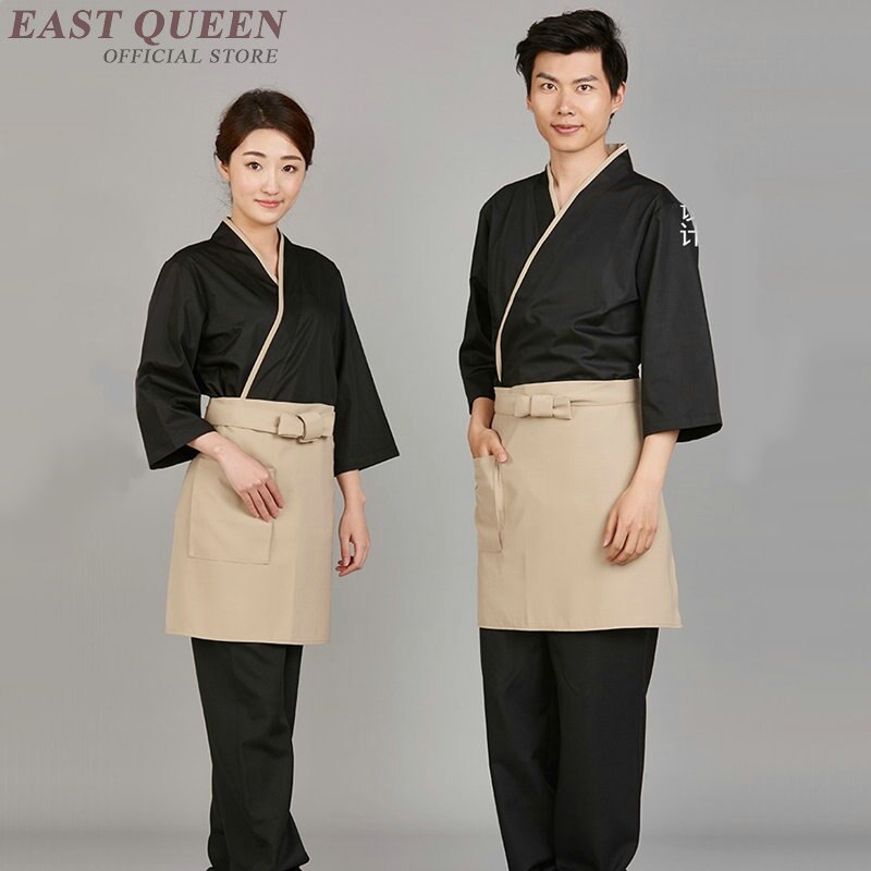 Sushi chef uniform accessories japanese restaurant uniforms supply food service waiter waitress Catering clothing DD1129
