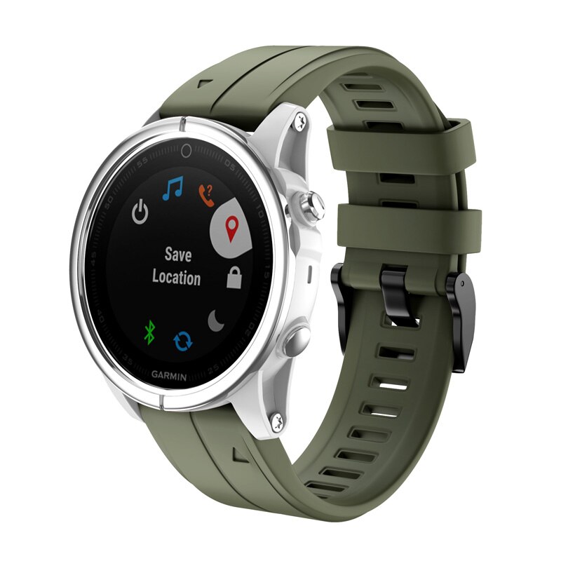 20mm Silikon Uhr Band Gurt Schleife Armbinde für Garmin Fenix 5 S Fenix 5 S Plus SD998