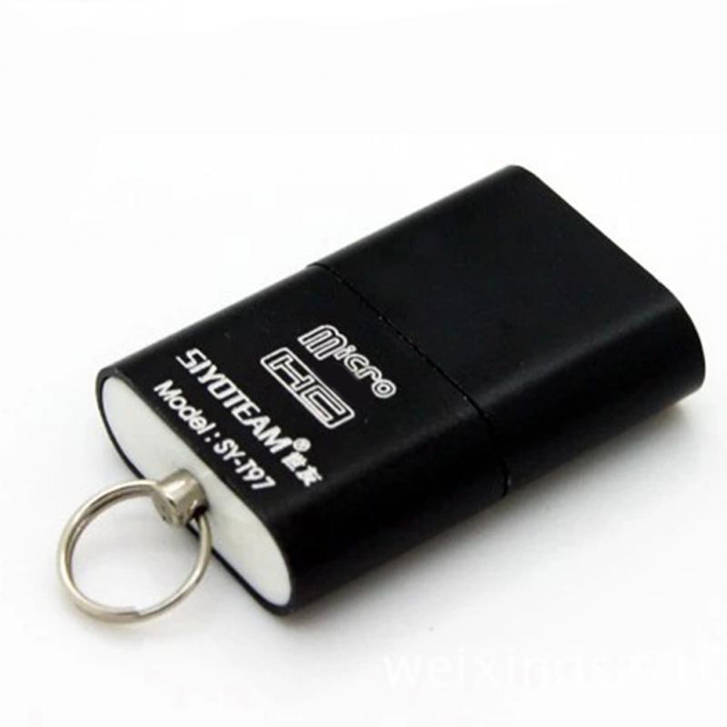 Mini Kaartlezer USB Interface Kaartlezer High Speed USB 2.0 Ultra Kleine Mini USB Voor Micro SD TF Mobiele telefoon Geheugenkaart #25