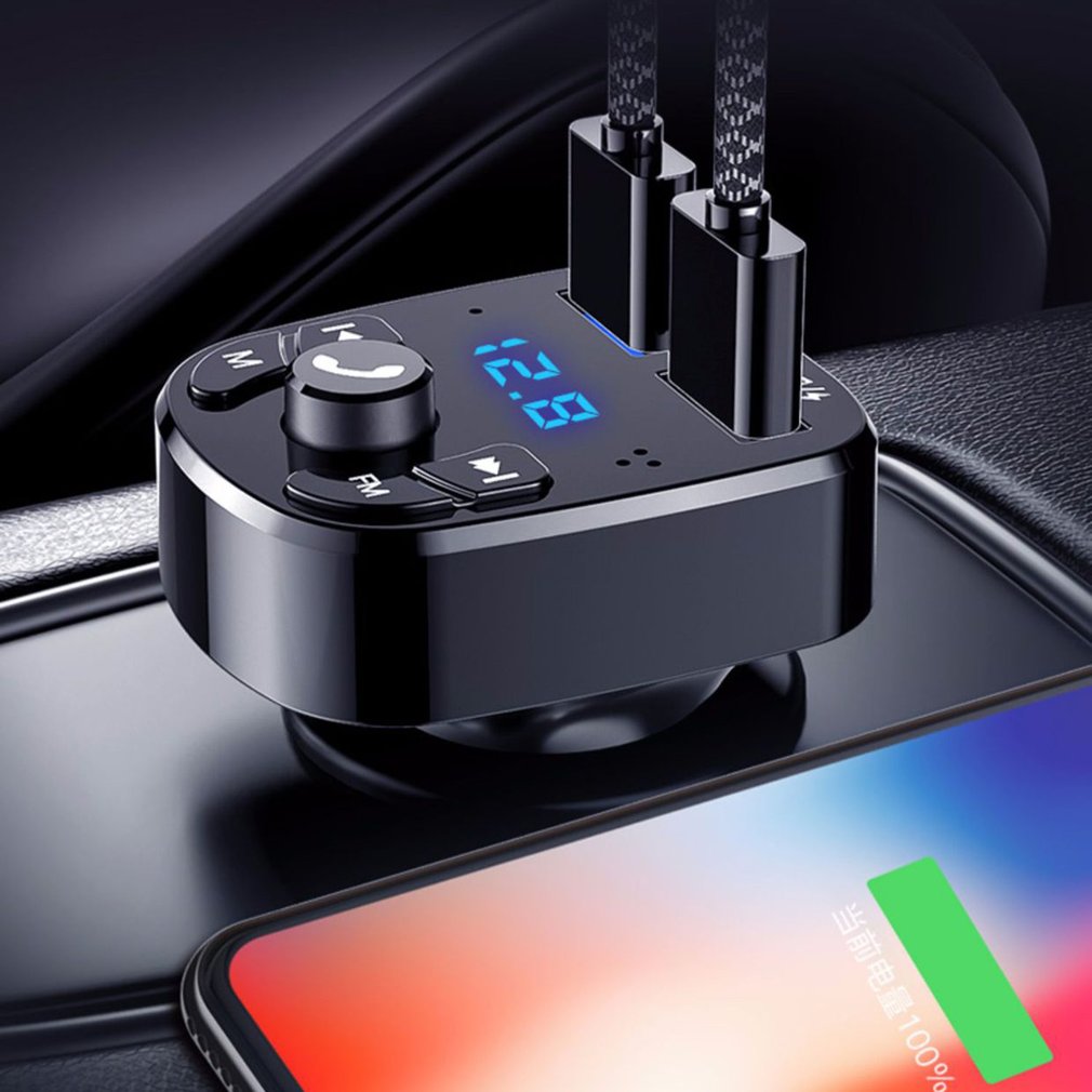 Lecteur MP3 sans fil, sans batterie, double USB 3.1A, chargeur rapide, disque U, chansons, décodage Audio sans perte, pour voiture