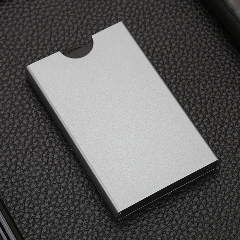 Casual Slim Pull UP Credit ID Card Holder Cards Case Thin Cardholder for Men Women