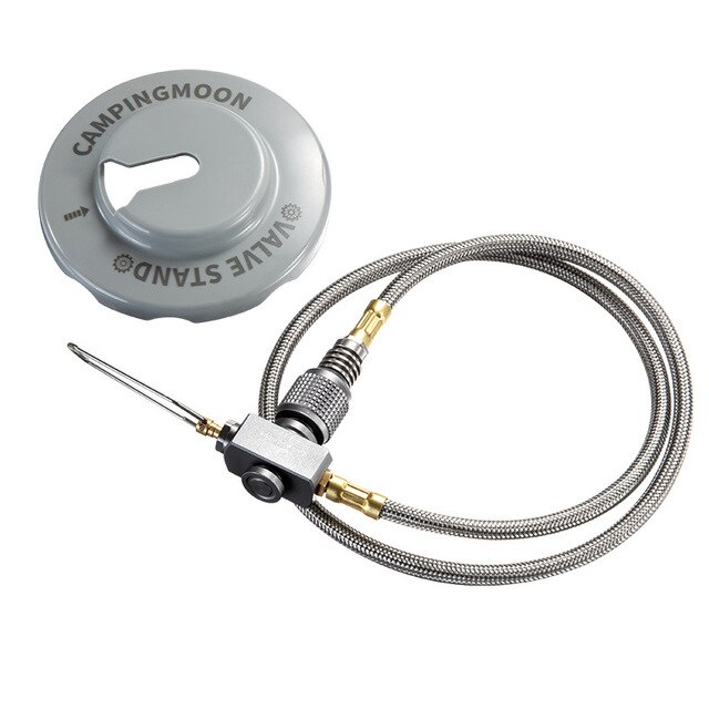 50/100cm Outdoor Camping Gas Extension Tube Stove Adapter Gas Canister Extent Hose Connector Gas Stove Auto-off Adapters: 0.7M Hosewith valve