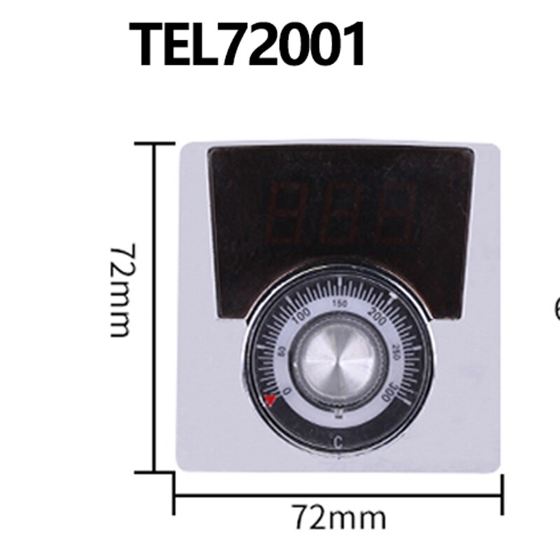 Tlf 72 tlf 96 digital ovn temperaturregulator knop termostat 400 grader 96 x 96mm 72 x 72mm relæudgang k indgang 220v 380v: Tlf 72001