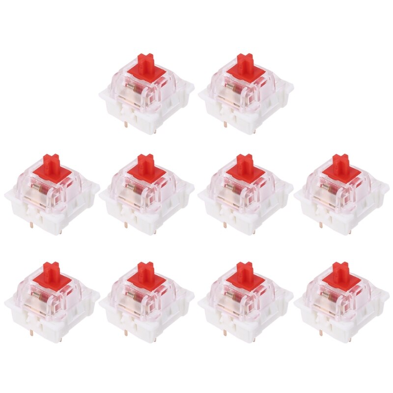 Outemu 3- pin-schalter für mechanische tastaturen, schwarz, rot, braun, blau, smd-led-tastenschalter für cherry mx und gateron, ersatzteil, diy-zubehör