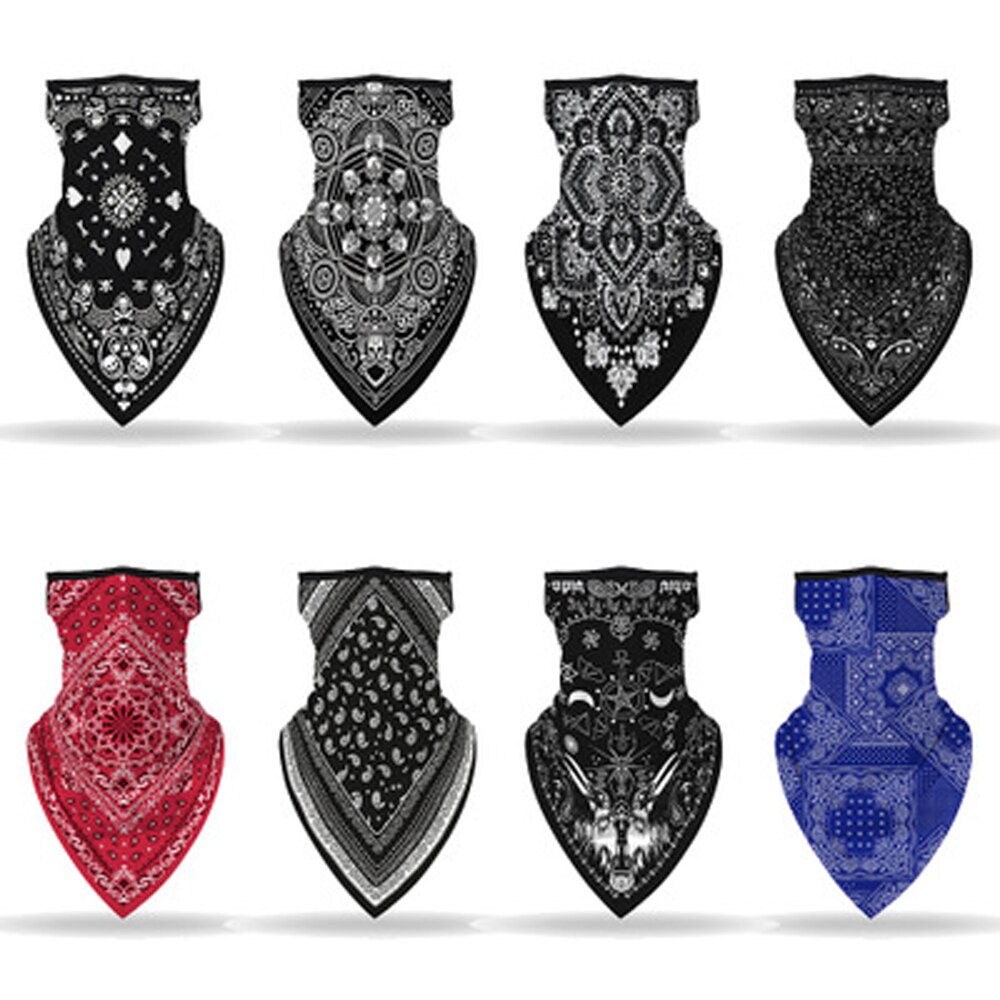 Foulard triangle à la , imprimé numérique, totem, sport de plein air, masque, protection solaire multifonctionnelle, foulard magique