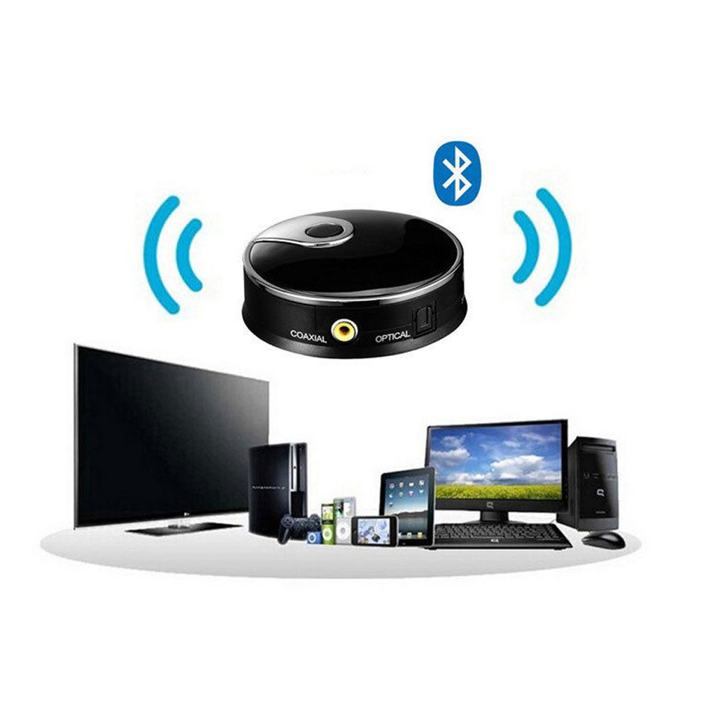 Bluetooth Audio Transmitter - Optical Toslink/Aux 3.5mm/Coaxial Input Adapter