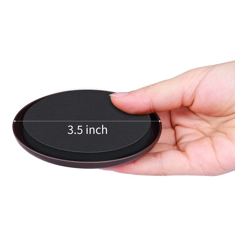 Cursori e alianti per mobili riutilizzabili da 16 pezzi da 3.5 pollici per superfici di moquette mobili in movimento facilmente con cursori per mobili