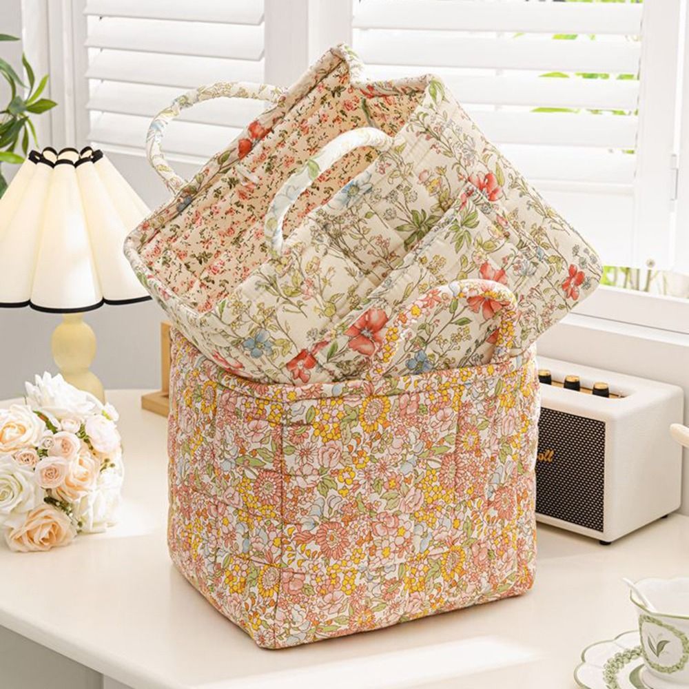 Mir de Rangement en Tissu de Style Pastoral, Cadre d'Organisation des Débris, Empilable et Lavable