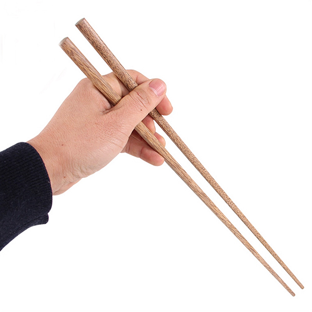 1 Pair Kitchen Tools Super Long Chopsticks Wooden Chopsticks Cook Noodles Deep Fried Pot Food Sticks