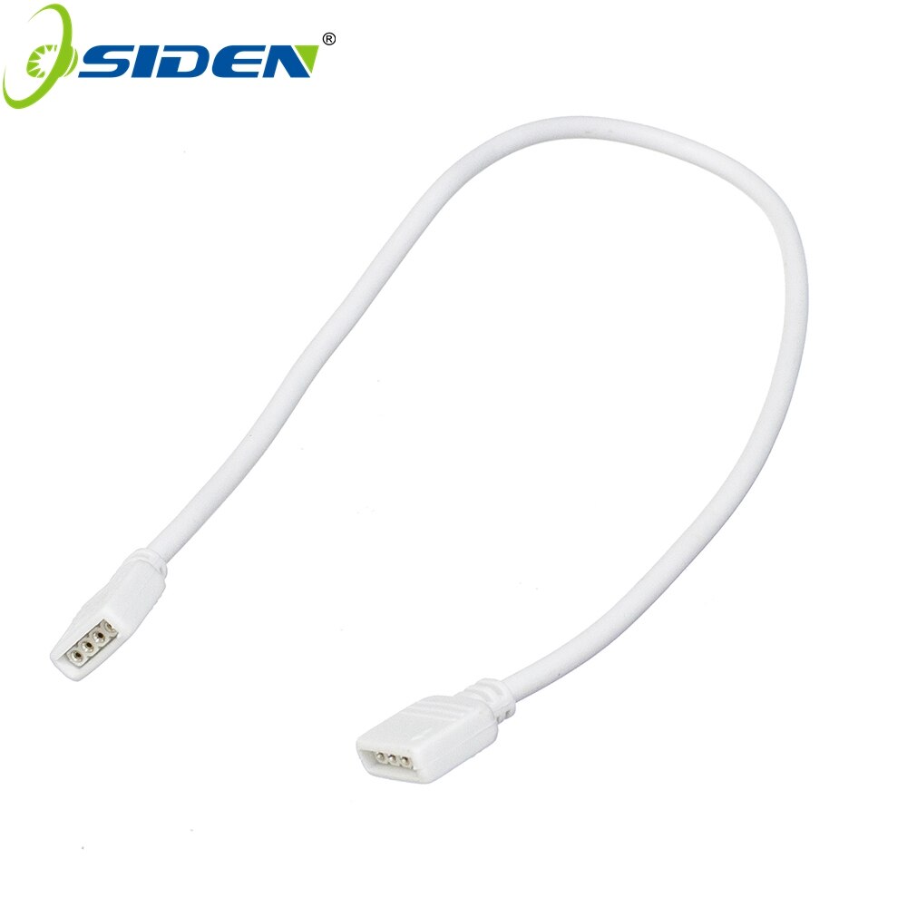 OSIDEN 4 PIN RGB led connector Extension Cable cord Wire + 4pin connectors 1M 2.5M 5M 30cm for SMD 5050 3528 RGB LED Strip light