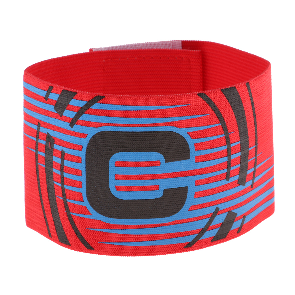 Football Soccer Captain Armband, Elastic Captains Armband for Adult Youth One Size, Stripe