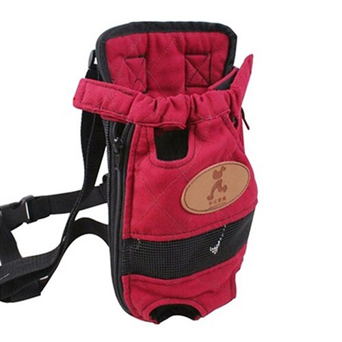 Mochila De Transporte al aire libre para mascotas, bolso de hombro con correa frontal para cachorros, perros y gatos, a la: S