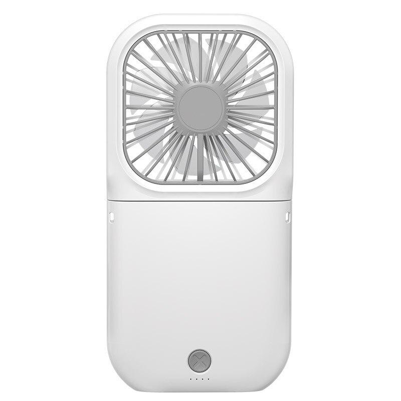 3000 Mah Draagbare Vouwen Fan Usb Oplaadbare Mini Multifunctionele Desktop Opknoping Hals Pocket Ventilator Voor Office Outdoor Reizen