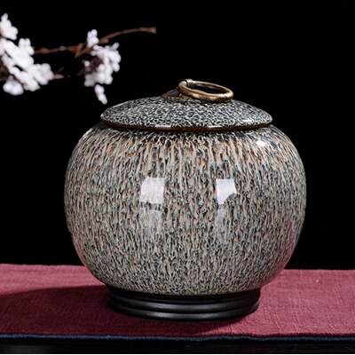 JIA-GUI luo cerâmica caixa de chá caixa de armazenamento frutas secas café feijão tanque de armazenamento cerâmica jar vasilha conjunto recipiente d114: 2