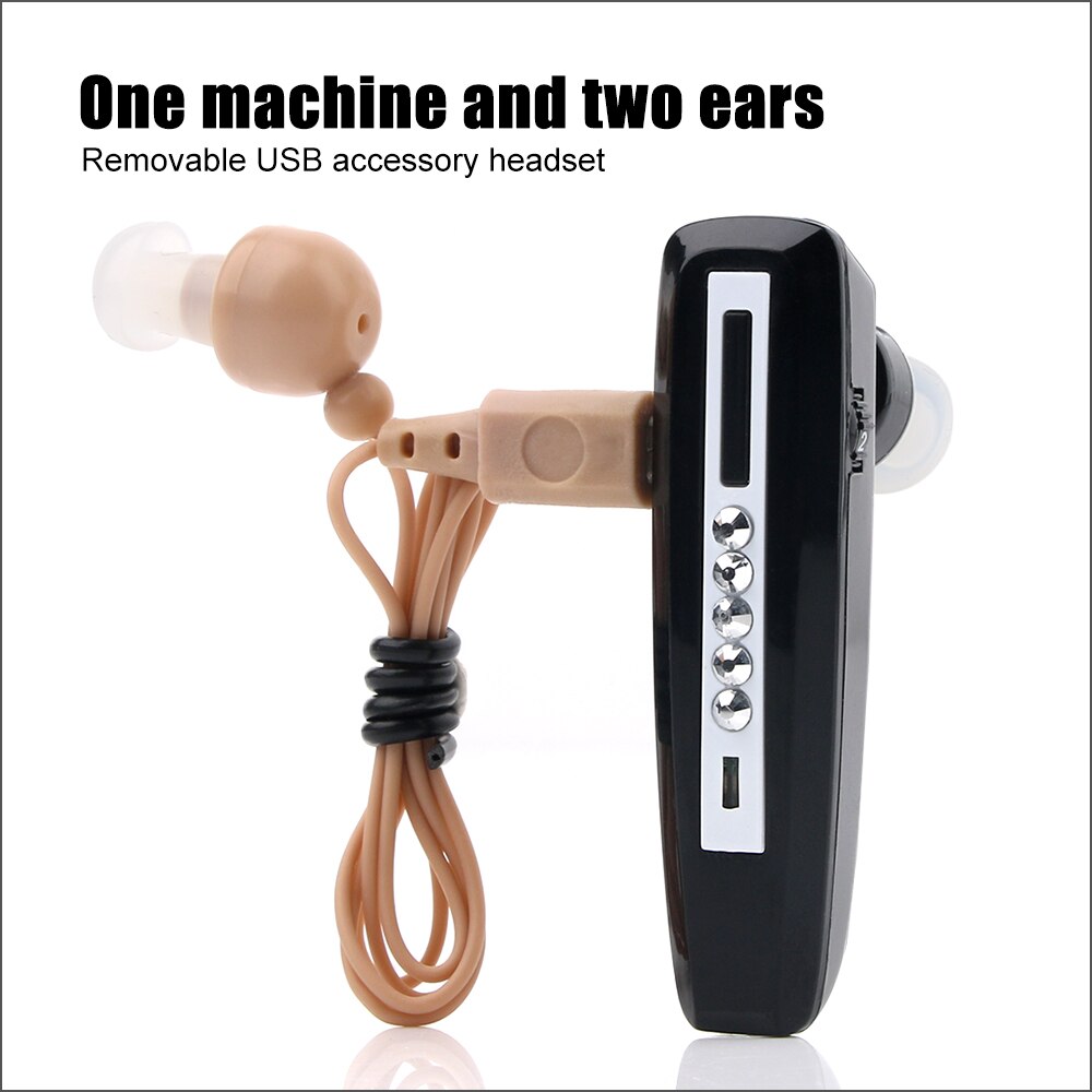 Rz Gehoorapparaat Mini Oor Geluidsversterkers Verstelbare Oplaadbare Bluetooth Stijl Usb Tone Hoortoestellen Geschikt Voor Dove/Ouderen