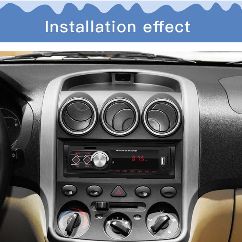 Vodool 1788E 12V Universele Auto Radio Stereo MP3 Muziekspeler 1Din In-Dash Autoradio Fm Aux Usb Tf card Auto MP3 Multimedia Speler