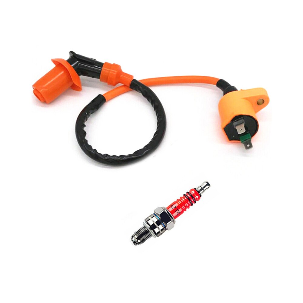 Wear Resistant Ignition Coil Spark Plug For Gy6 ATV 50cc 125cc 150cc