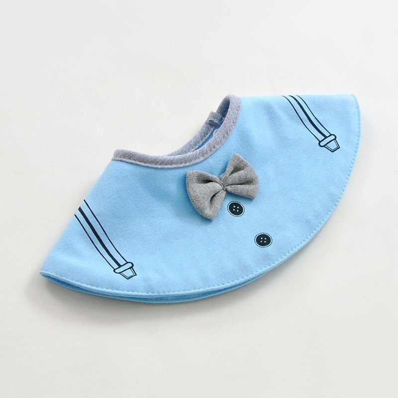Slabbers Gentleman Tie Bandana Bib Katoen Zacht 360 Graden Ronde Waterdichte Baby Jongens Meisjes Burp Doeken Feeding Accessoires