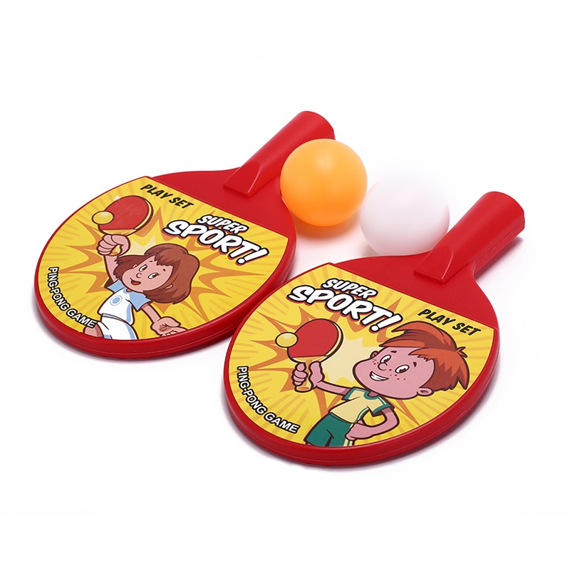 1 coppia Del bambino di sport per Bambini bambino sport superiore migliore Consigliato bambino Della Novità doppio tennis Da Tavolo in Plastica ping-pong Racchetta