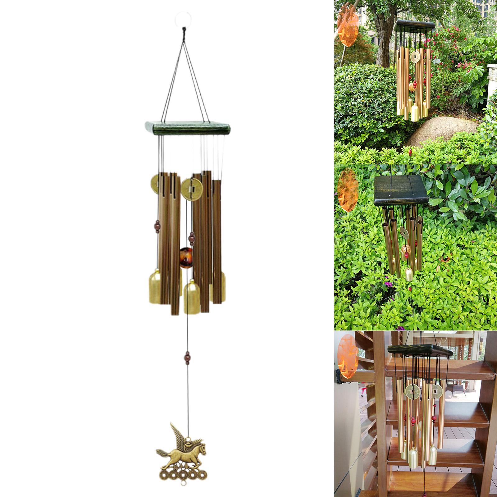 Metal Wind Chimes Hanging Decoration Amazing Addition Windchime Bells for Home Decor Garden Outdoors Backyard Patio
