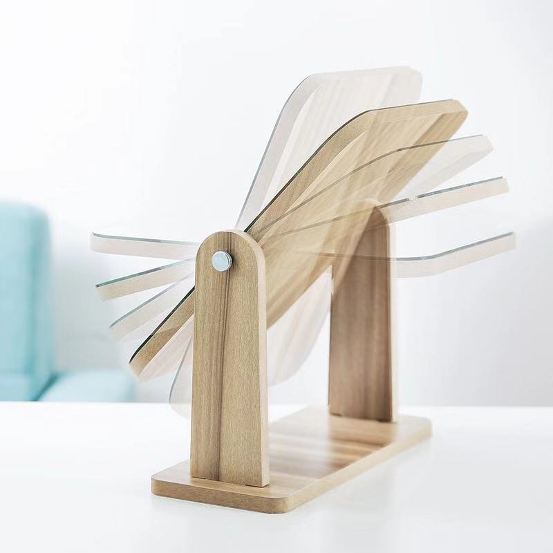 Espejo de tocador para maquillaje, espejo con aumento de poros y espinillas, espejo decorativo de madera, espejo de maquillaje sencillo, giratorio