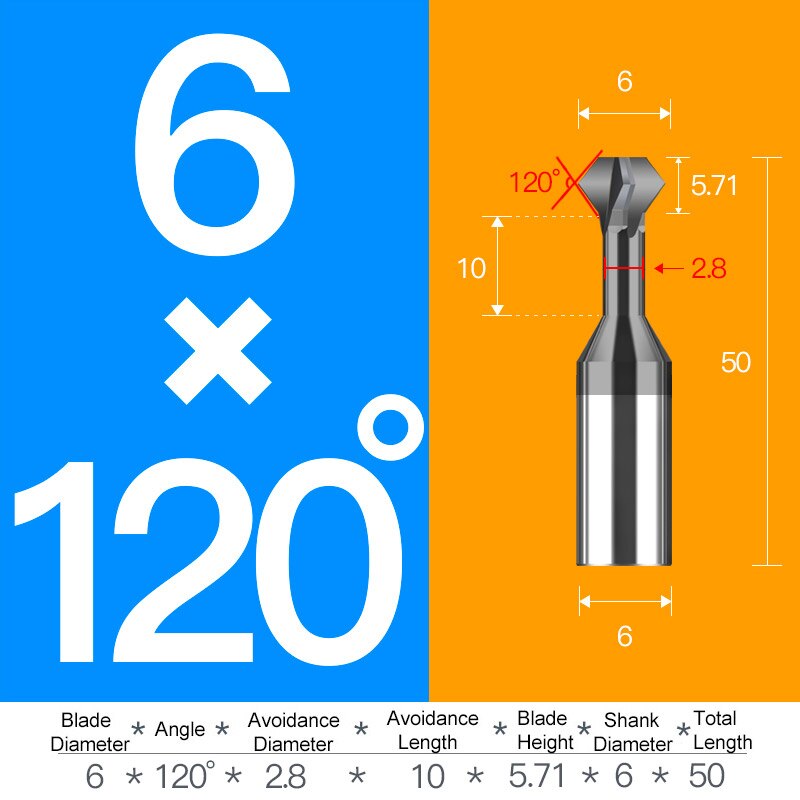 Hartmetall Wolfram Stahl Anfasen Cutter 60 120 90 Grad hoch Und Unten doppelseitige Bearbeitung Beschichtete Fräser Fase werkzeuge