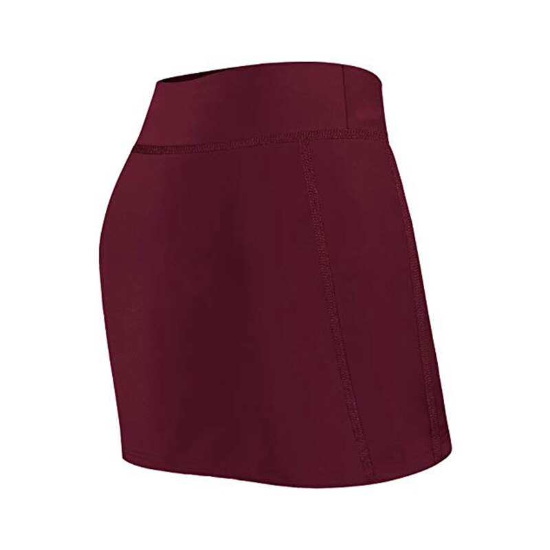 Kvinder tennis nederdele indershorts elastiske sports golf skorts med lommer yoga fitness shorts m