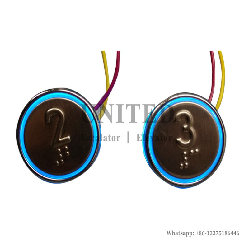 Elevator Push Button with braille BR34CB