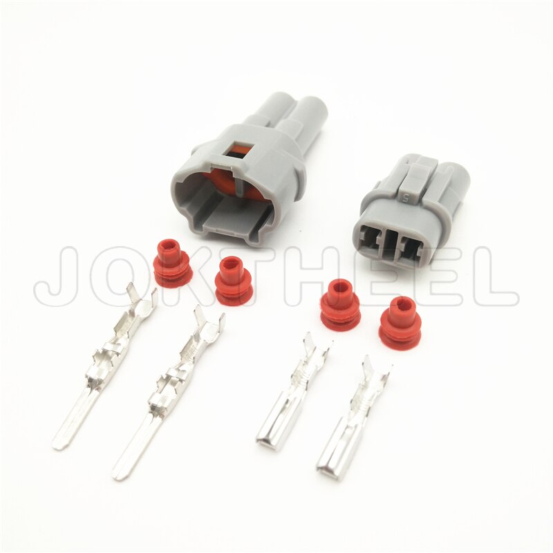 1/5/10/20 kit Sumitomo MT sealed 2 pin way male female housing gray waterproof auto connector for Honda 6180-2321 6187-2311: Male and Female set / 1 Set