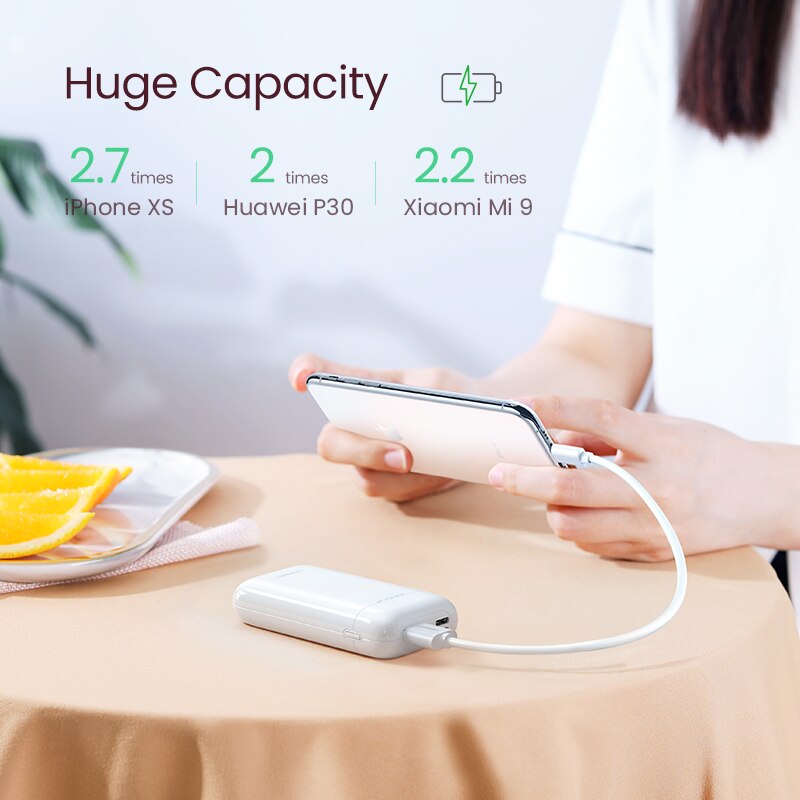 Ugreen Power Bank 10000 Mah Draagbare Opladen Quick Charge 3.0 Pd Oplader Voor Xiaoimi 8 Externe Batterij Telefoon Oplader Poverbank