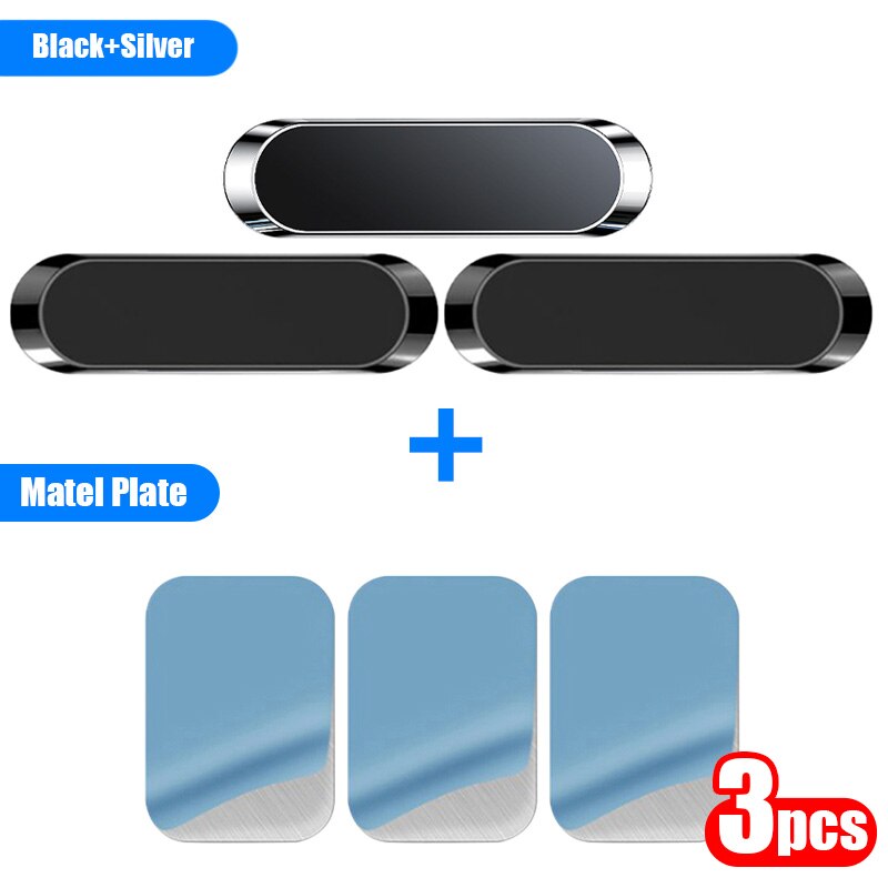 3 sztuk magnetyczny uchwyt samochodowy telefon automatyczny magnes góra telefon komórkowy stojak telefon GPS wsparcie dla iPhone Xiaomi Huawei Samsung: 09