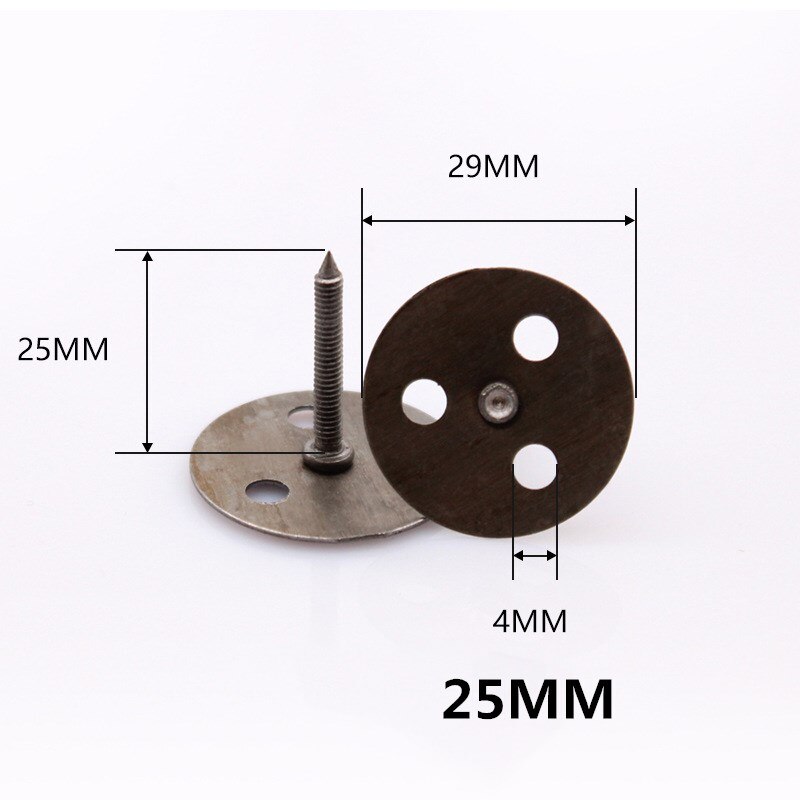Clou de sauvetage antivol, chaussure à ongles, clou mural, pneu, clou percé, clou en béton, clou en fer, 20 pièces: 25mm