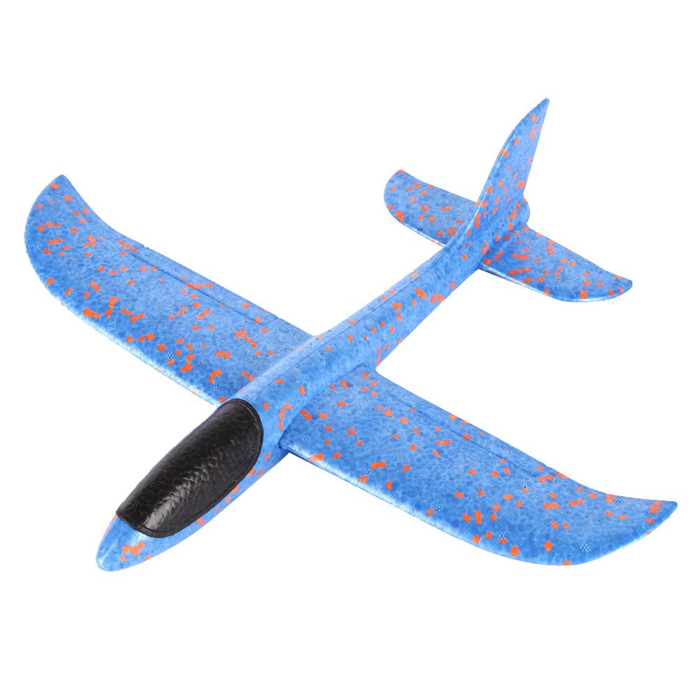 Foam Throwing Glider Airplane Inertia Aircraft Toy Hand Launch Airplane Model: A