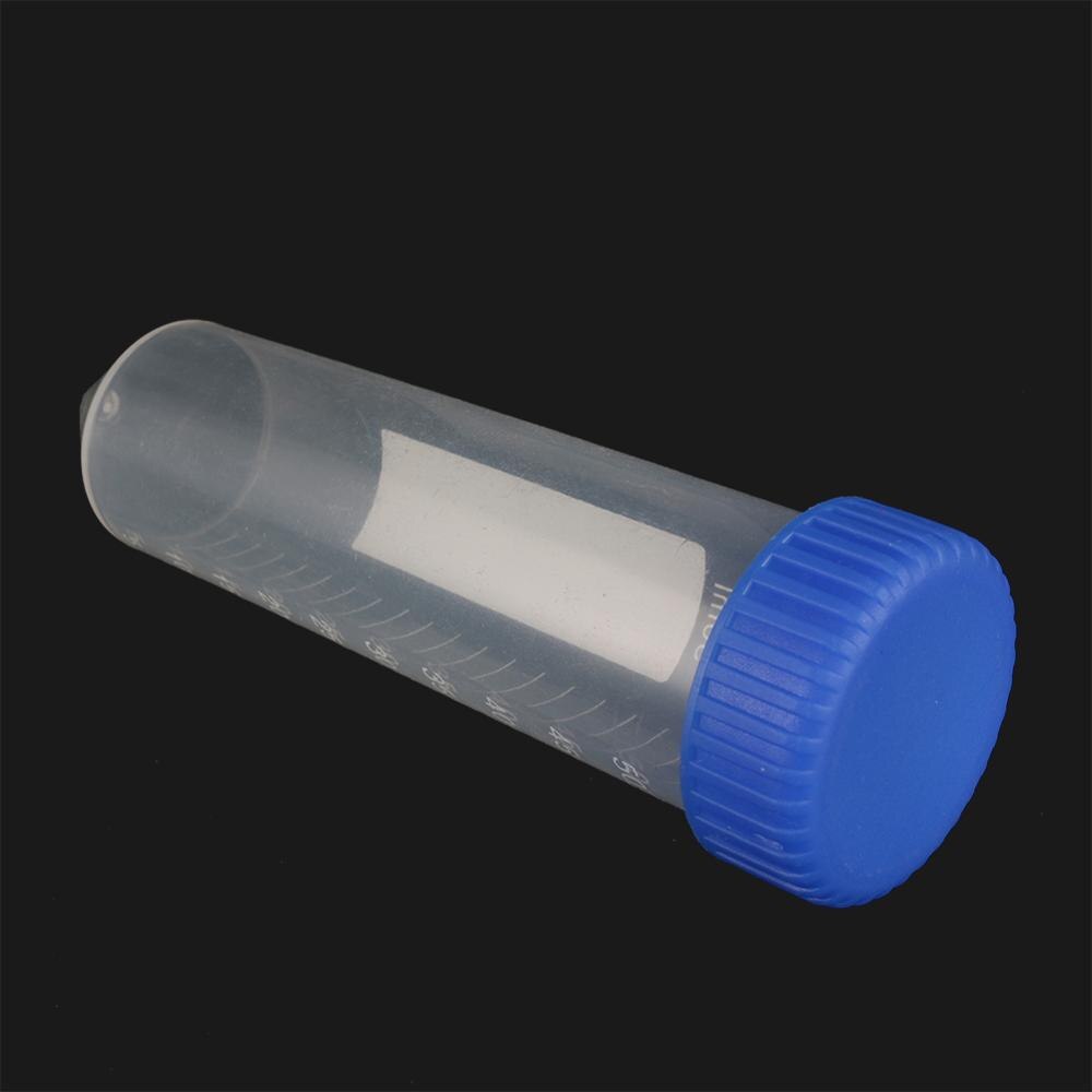 10 Pcs 50Ml Schroef Cap Cone Bodem Centrifugebuis Met Schaal Sample Vial Container Laboratorium Benodigdheden