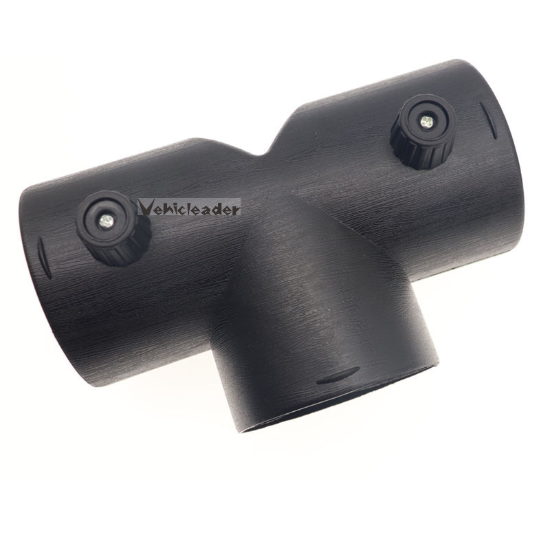 60mm/75mm Car Heater Air Vent Ducting Y T Piece Exhaust Connector w/Dual Regulating Valve Flap For Webasto Diesel Parking Heater