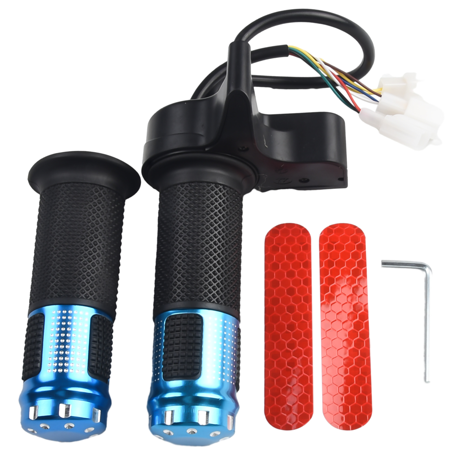 Electric Bicycle E-Bike Throttle Handle Tricycle Accelerator Forward Backward 3 Speeds Throttle Grip Handlebar Throttle Handle