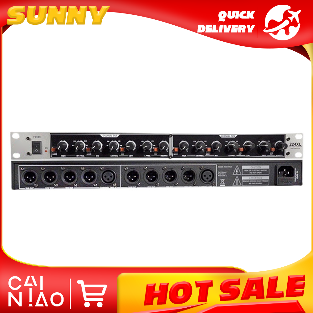 dbx 224xl dbx224 4-way electronic crossover white Ultra low bass stage bar performance audio