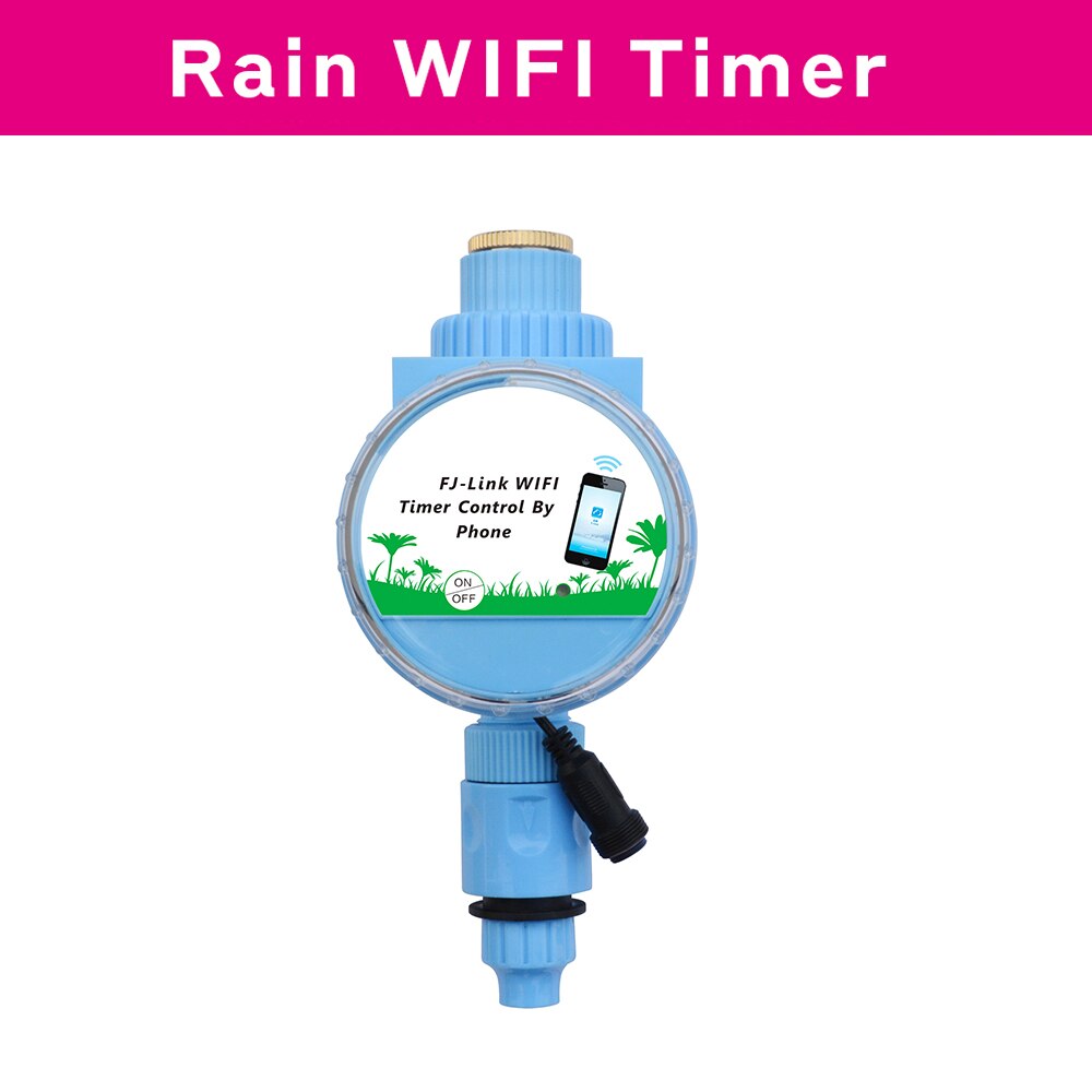 Garden Water Timer Irrigation System Wifi Sprinkler System Controller Electronic Irrigation Timer Smart App Remote Control: Rain Wifi Timer