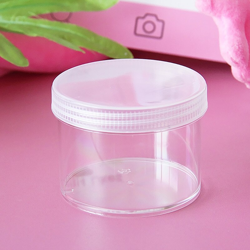 Boxi10/20 Stks/set 200Ml Slime Box Container Plastic Transparante Opbergdoos Voor Pluizige Wolk Clear Crystal Slime Klei
