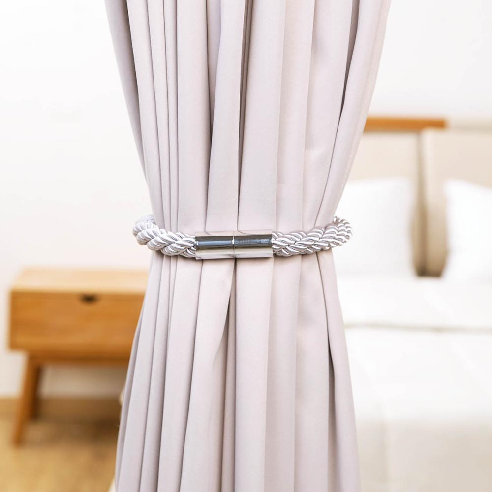 2 Stuks Magnetische Gordijn Clip Gordijn Houders Tieback Buckle Clips Opknoping Gesp Tie Terug Accessoire Gordijn Home Decor