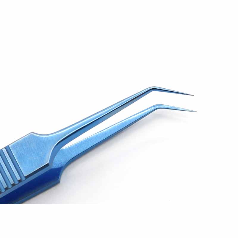 Pinzas para plantar cabello de aleación de titanio, herramienta de instrumento para implante de cabello